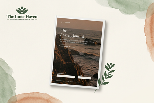 The Anxiety Journal - Cover with Logo