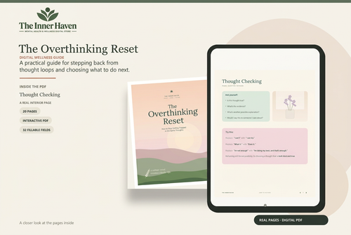The Overthinking Reset - Logo Cover